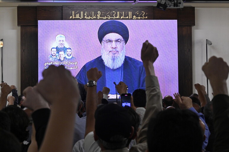 Il leader di Hezbollah, Hassan Nasrallah © ANSA/EPA