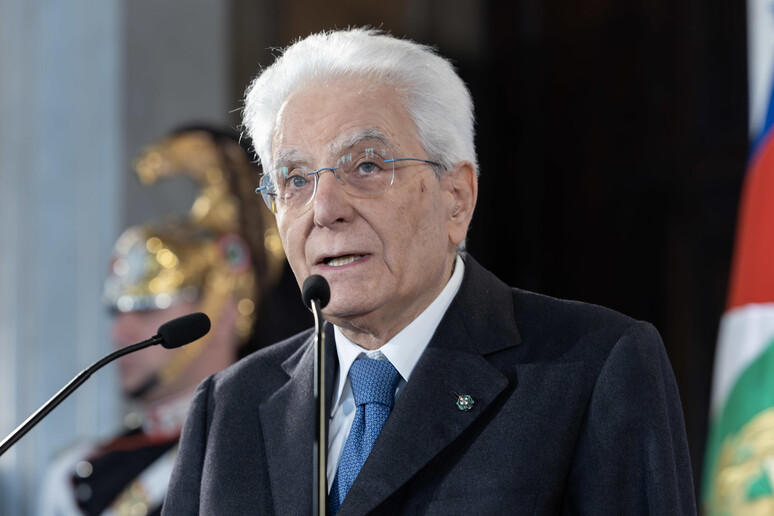 Il presidente Mattarella - RIPRODUZIONE RISERVATA